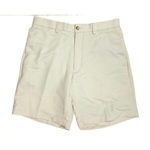 Roundtree & Yorke Easy Care Cream Chino Shorts‎ Mens Size 34x9